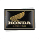 Carte postala metalica Honda MC Motorcycles Gold