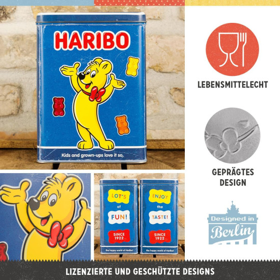 Cutie metalica L HARIBO Enjoy the Taste blue