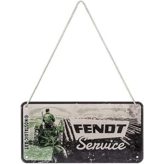 Placa metalica cu snur 10x20 Fendt - Field Service