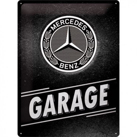 Placa metalica 30x40 Mercedes-Benz - Garage