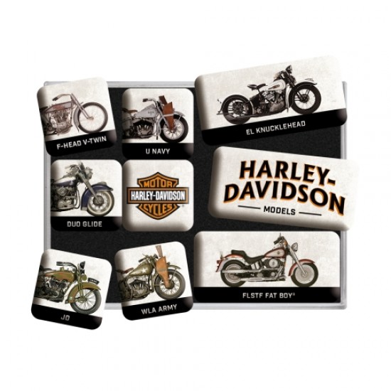 Set magneti Harley-Davidson - Model Chart