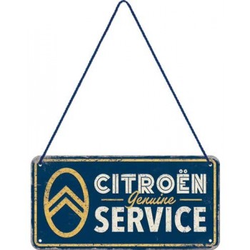 Placa metalica cu snur Citroen Service