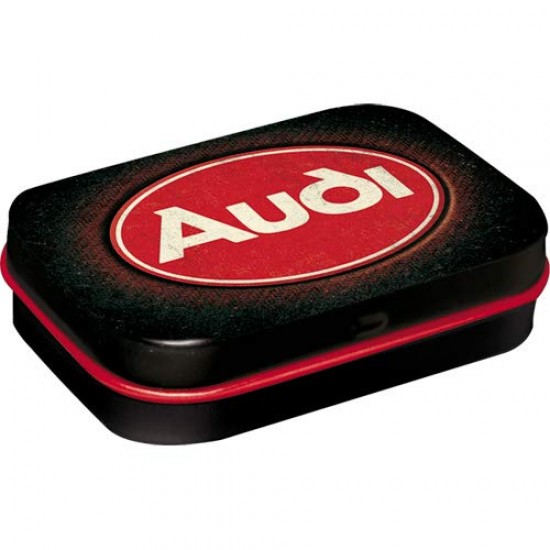 Cutie metalica cu bomboane - Audi logo