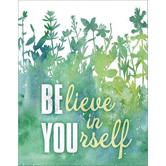 Placa metalica - Believe in yourself 30x40 cm