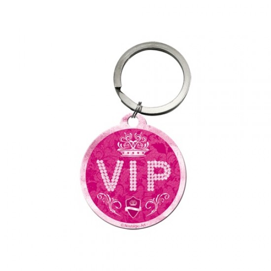 Breloc metalic - VIP Pink