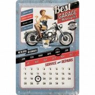 Calendar metalic - Best Garage 20x30 cm