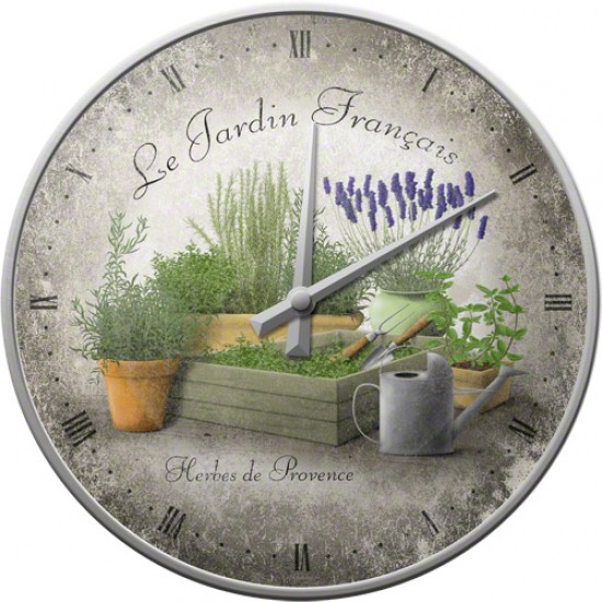 Ceas de perete - Le Jardin Francais - Ø31 cm