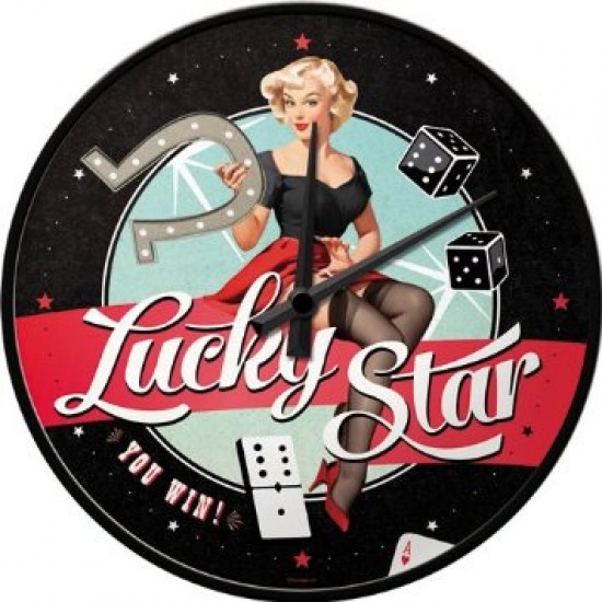 Ceas de perete - Lucky Star - Ø31 cm