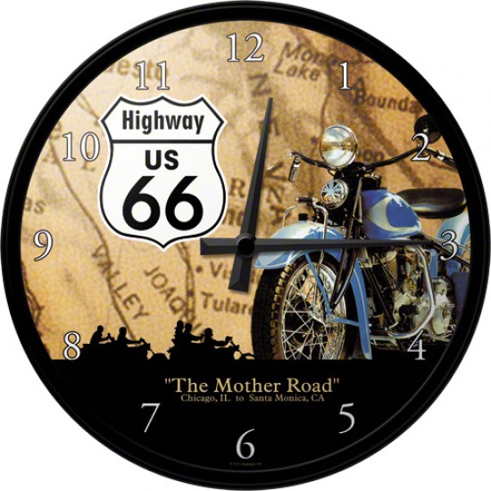 Ceas de perete - Route 66 US Highway - Ø31 cm