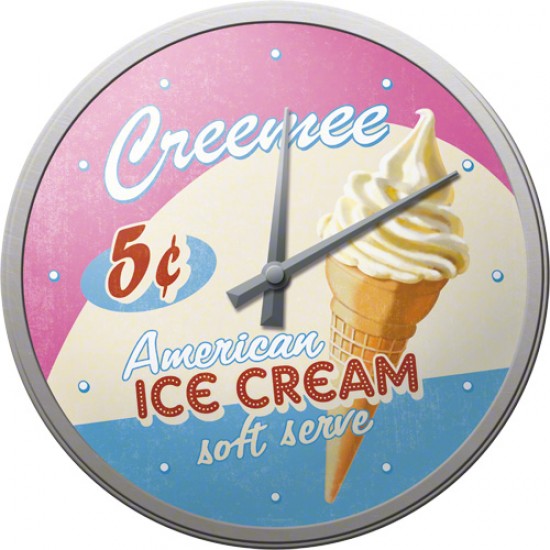 Ceas de perete - Ice Cream - Ø31 cm