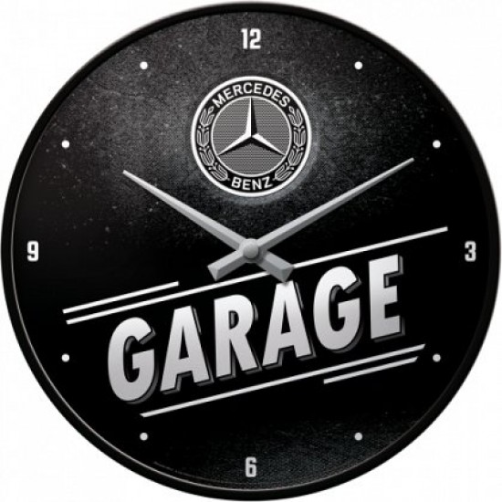 Ceas de perete Mercedes-Benz Garage - Ø31 cm