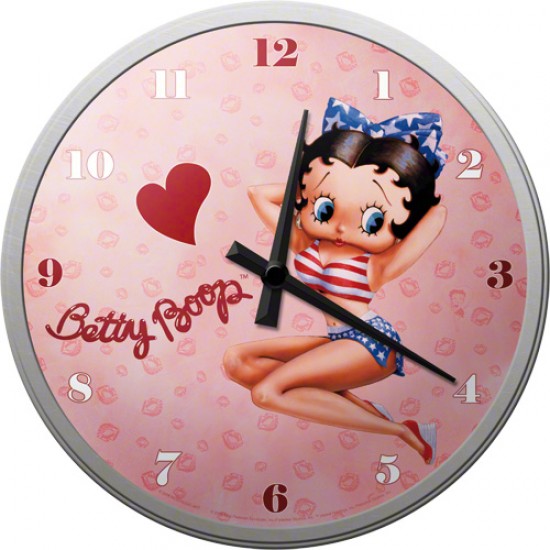 Ceas de perete - Betty Boop US - Ø31 cm