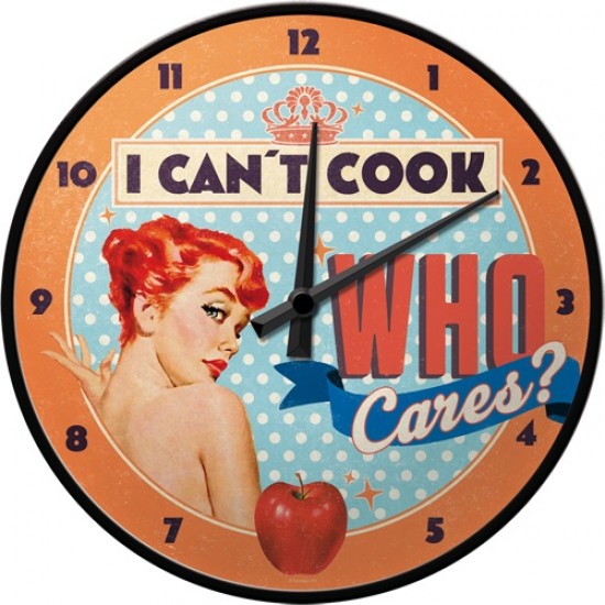 Ceas de perete - Can't Cook - Ø31 cm