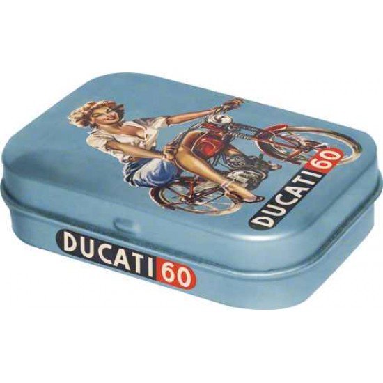 Cutie metalica cu bomboane - Pin Up Ducati