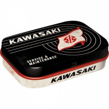 Cutie metalica cu bomboane - Kawasaki - Tank Logo