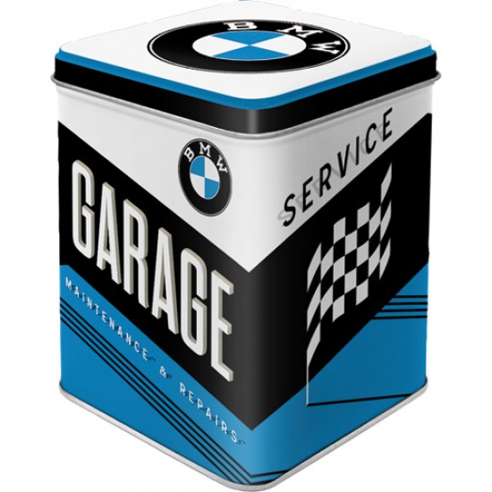 Cutie metalica pentru ceai BMW - Garage