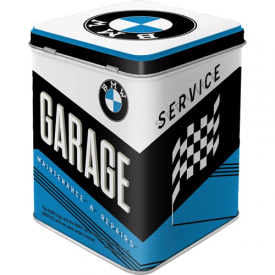 Cutie metalica pentru ceai BMW - Garage