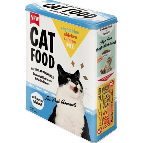 Cutie de depozitare metalica - Cat Food