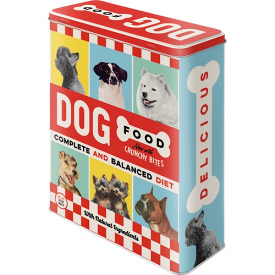 Cutie de depozitare metalica - Dog Food