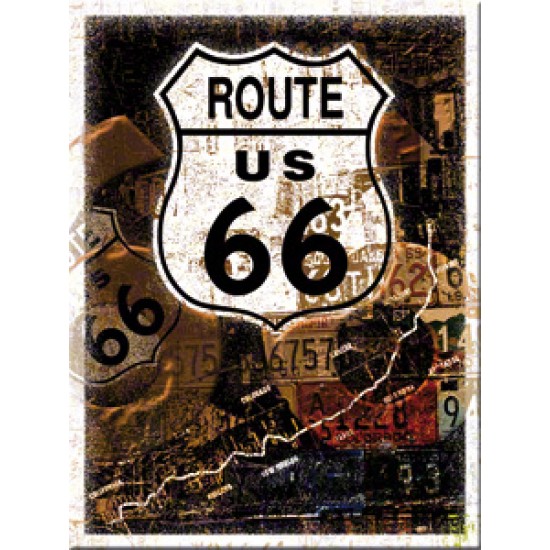 Magnet - Route 66 Map