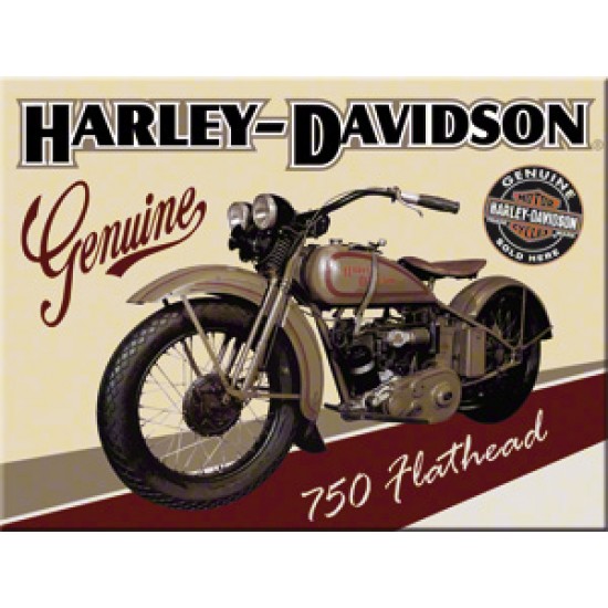 Magnet - Harley Davidson Flathead