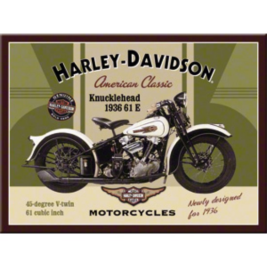 Magnet - Harley Davidson Knucklehead