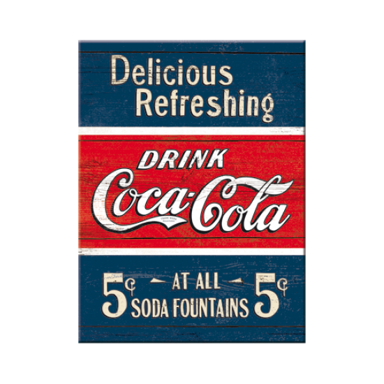 Magnet - Coca-Cola - Delicious Refreshing 