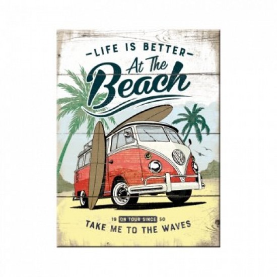 Magnet - Volkswagen Bulli - Beach