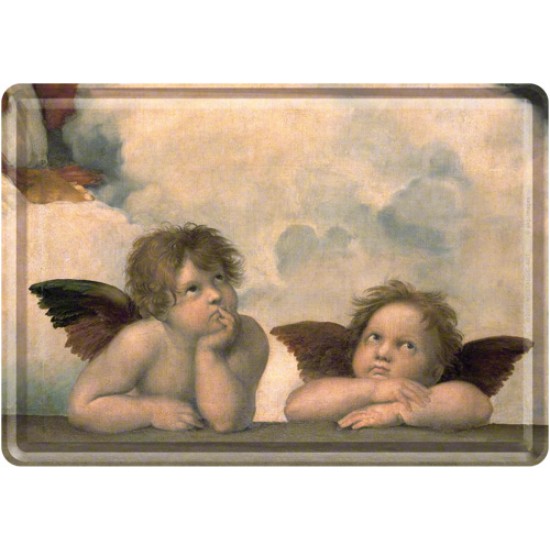 Placa metalica - Angels - 10x14 cm