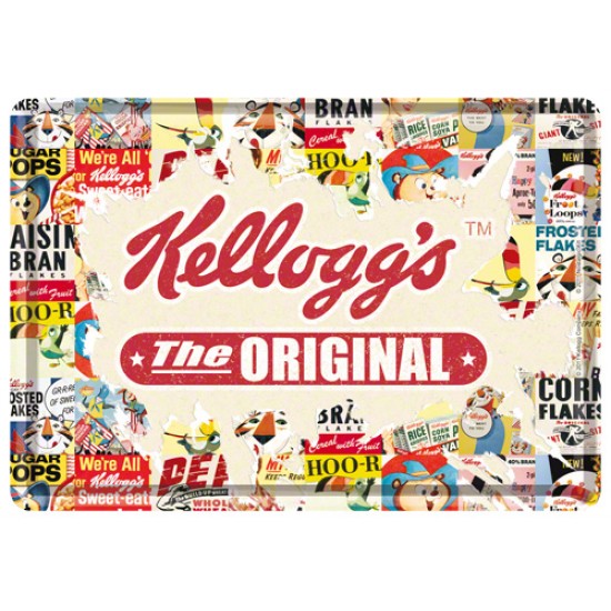 Placa metalica - Kellogg`s - The Original - 10x14 cm