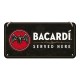 Placa metalica cu snur Bacardi - Served Here