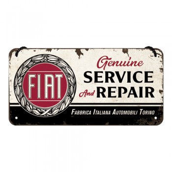 Placa metalica cu snur Fiat - Service & Repair