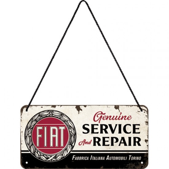 Placa metalica cu snur Fiat - Service & Repair