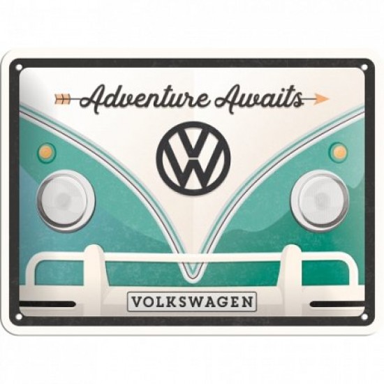 Placa metalica - Volkswagen Adventure - 15x20 cm