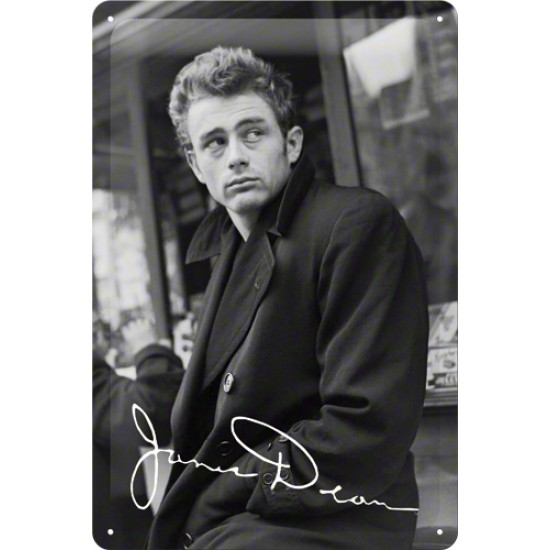 Placa metalica - James Dean - 20x30 cm