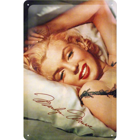 Placa metalica - Marilyn Monroe - 20x30 cm