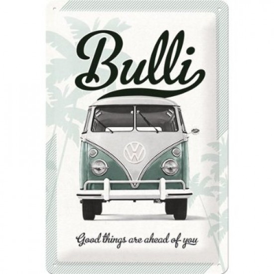 Placa metalica - VW Good Things - 20x30 cm