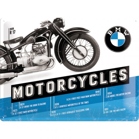 Placa metalica - BMW Evolution - 30x40 cm