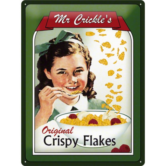 Placa metalica - Kellogg's - Crispy Flakes - 30x40 cm