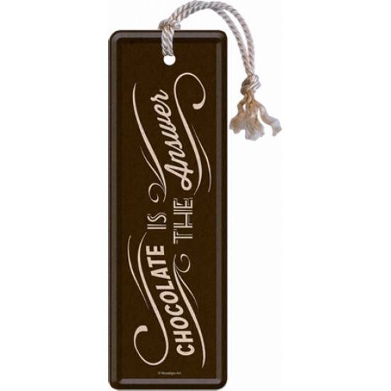 Semn de carte - Chocolate Is The Answer