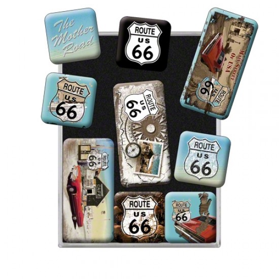 Set magneti - Route 66 - Blue