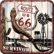 Suporturi pahare metalice - Route 66 Survivor