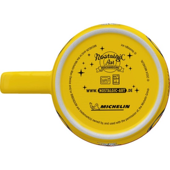 Cana ceramica 330 ml Michelin Tyres Bibendum Yellow