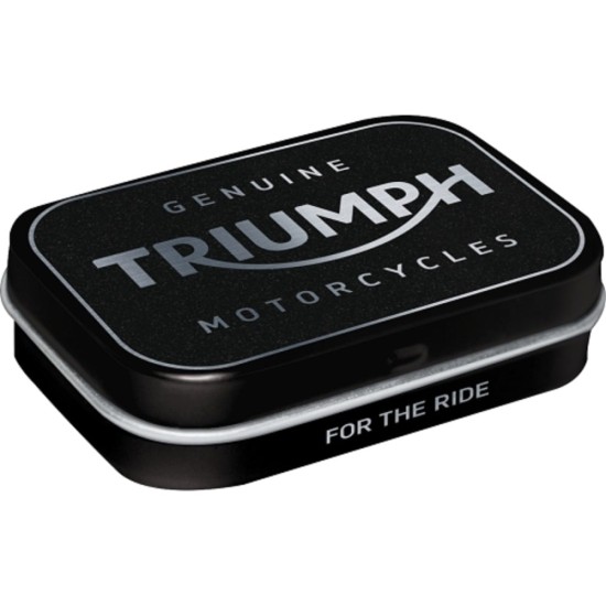 Cutie metalica de buzunar Triumph Logo Silver