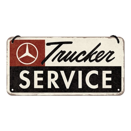 Placa metalica cu snur 10x20 Daimler Truck - Trucker Service