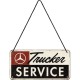 Placa metalica cu snur 10x20 Daimler Truck - Trucker Service