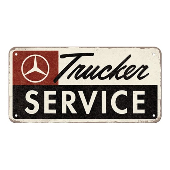 Placa metalica cu snur 10x20 Daimler Truck - Trucker Service