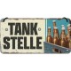 Placa metalica cu snur 10x20 Tankstelle Bier