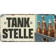 Placa metalica cu snur 10x20 Tankstelle Bier