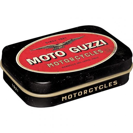 Cutie metalica cu bomboane Moto Guzzi - Logo Motorcycles